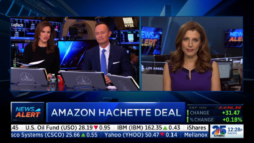 CNBC Redesign Amazon Hachette Deal